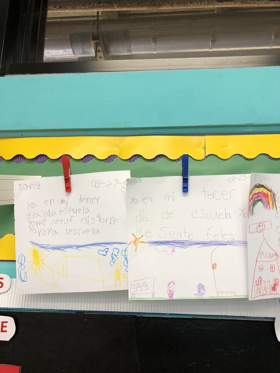 MrsCMontoya's tweet image. Loving all the writing in Kinder and 1st grades! 💙📝 ¡Me encanta lo que Kinder y Primer grado están escribiendo! ❤️📝 @PughRamsHISD @milihenriquez @XoMayaG @HISDMultiPrgms  #PushItToTheNextLevel #ThePughWay