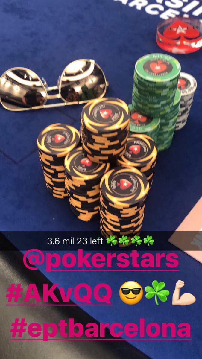 #EPTBarcelona <a href="/PSLiveTravel/">PokerStars Travel</a> <a href="/Clicki10/">Patrick Clarke</a> <a href="/ballymorechris/">Chris Dowling</a>