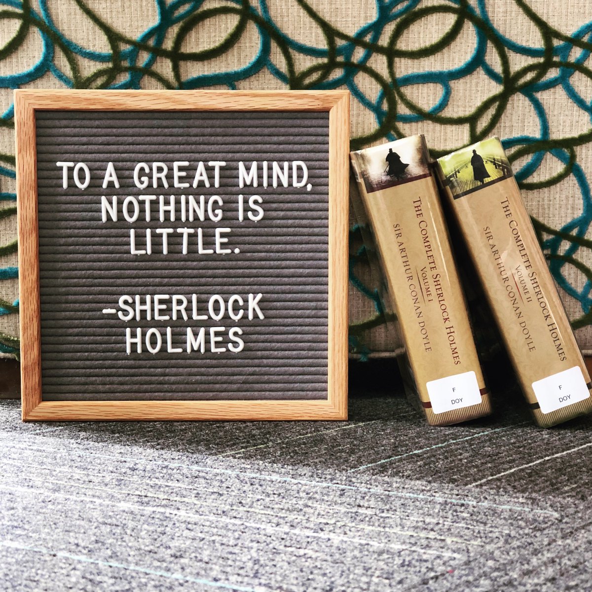 CapeLibrary's tweet image. A thought to take you into your  l o n g  weekend // #feltboardfriday
•
•
•
•
•
•
#sherlock #sherlockholmes #bookstagram #librariesofinstagram #capegirardeau #librarylife #letterboard
