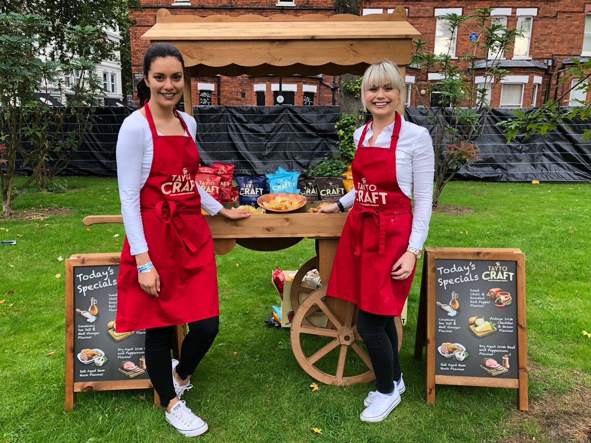 Stop by <a href="/FocalFestival/">Focal Festival</a> in Crescent Gardens to try all the #tatyocraft flavours including the new lightly salted whilst enjoying the local talent 🎼🎤