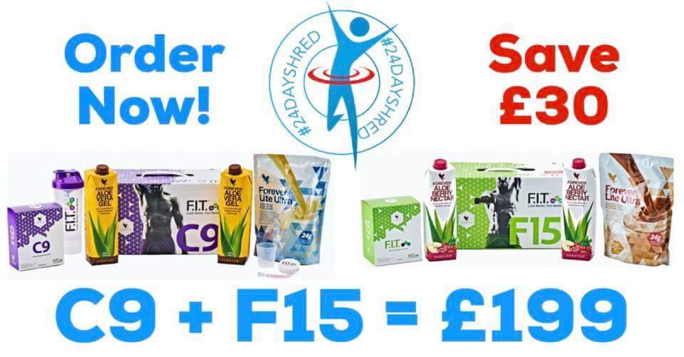 Aloeosity's tweet image. Who wants to join in on the #24dayshred ?? 

Special offer when your purchase both the C9 and the F15!! 😍💖
#WorcestershireHour