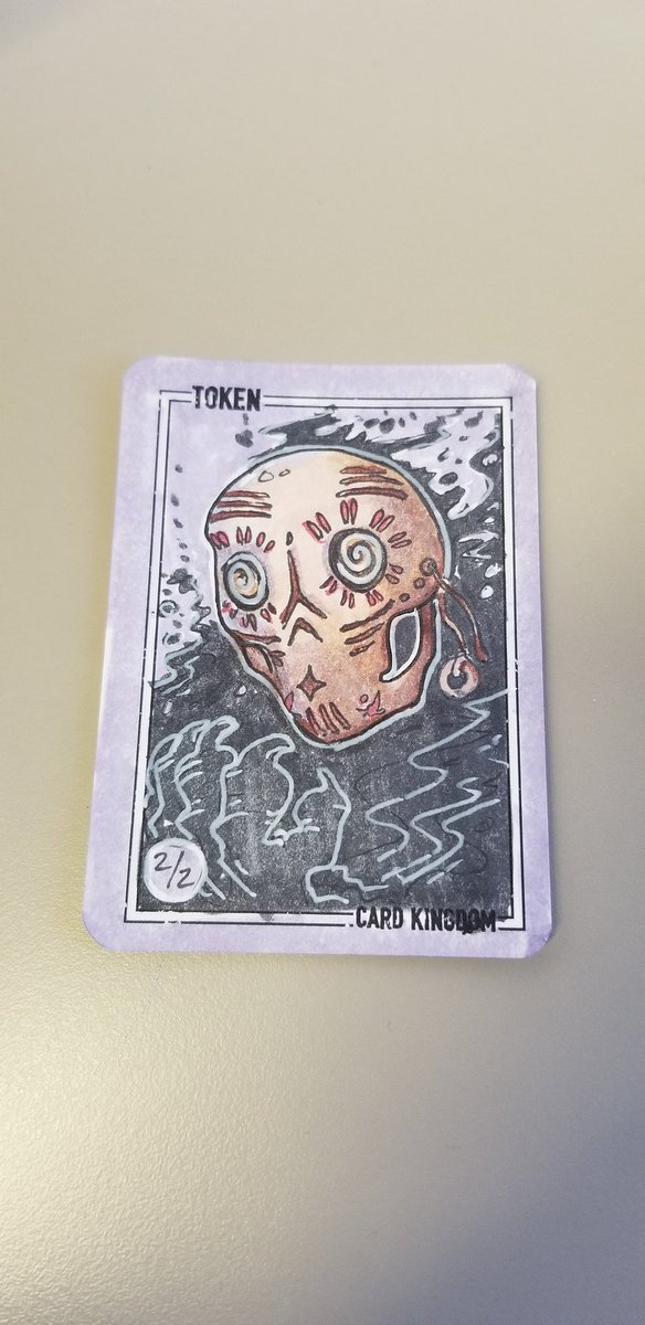 kkab's tweet image. Shout out to @Card_Kingdom for hooking me up with an awesome custom morph token to go with Illusionary Mask for my EDH deck.