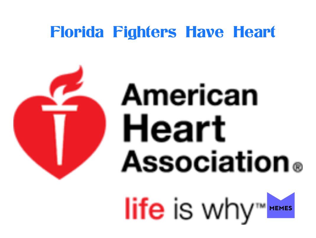 klane0917's tweet image. #floridafighters have heart. 
@CristySwink @teamgrayT @MikeMoore_CFL