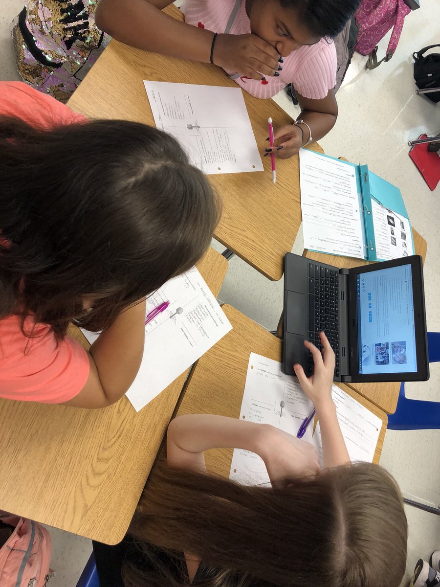 MrsLBeam's tweet photo. #Biology students using their knowledge of the characteristics of life and resources on a #hyperdoc to decide whether or not viruses are living! #studentcenteredlearning #edtech #WarriorWay #5thPeriod https://t.co/sAi1SJto8B