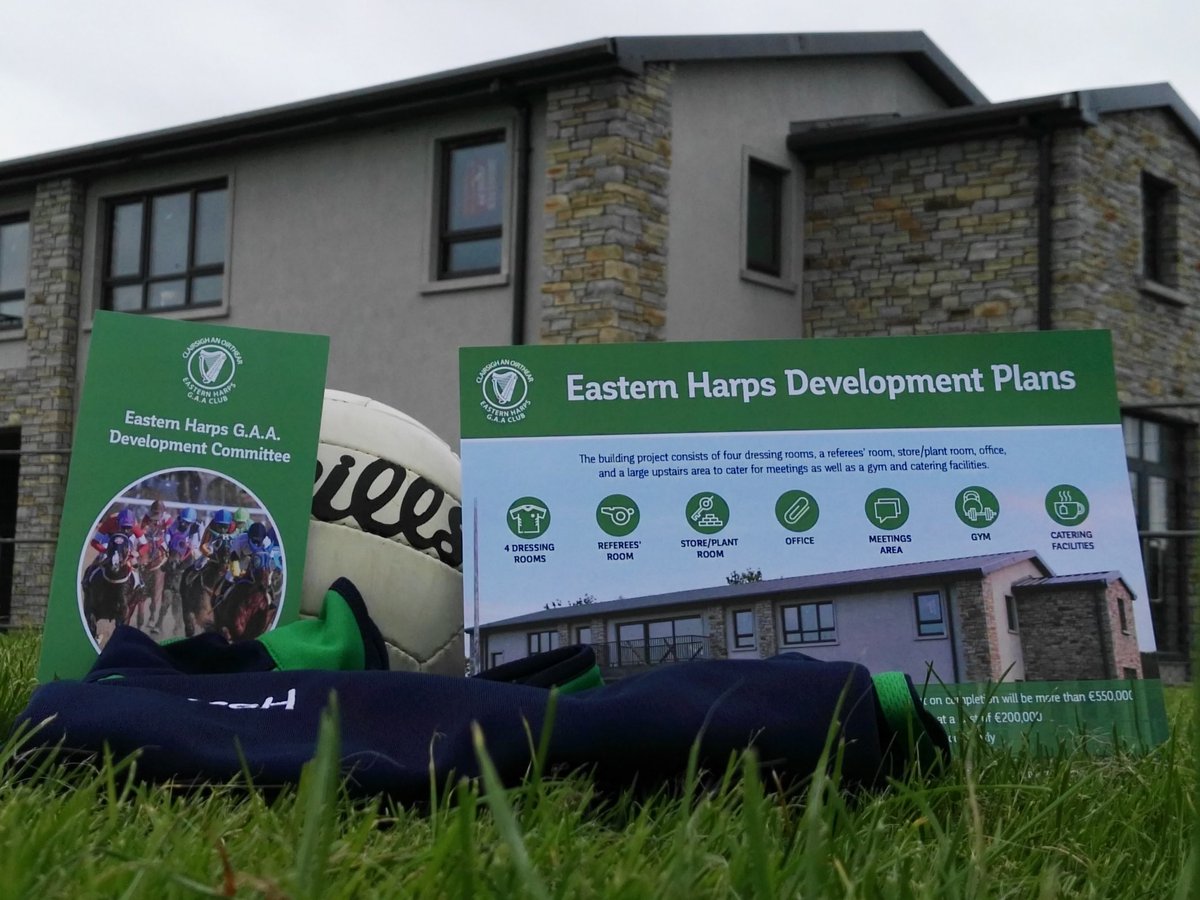 EasternHarpsGAA's tweet photo. The club are holding a fundraising Race Night in @TheFoxsDen1 on Sunday, Oct 28th to raise funds for our new club house development. M.C. on the night will be Today FM's Sports Presenter @paulcollinstipp Sponsorship Packages &amp; option to buy a horse are now available https://t.co/jOaqX8zw4C