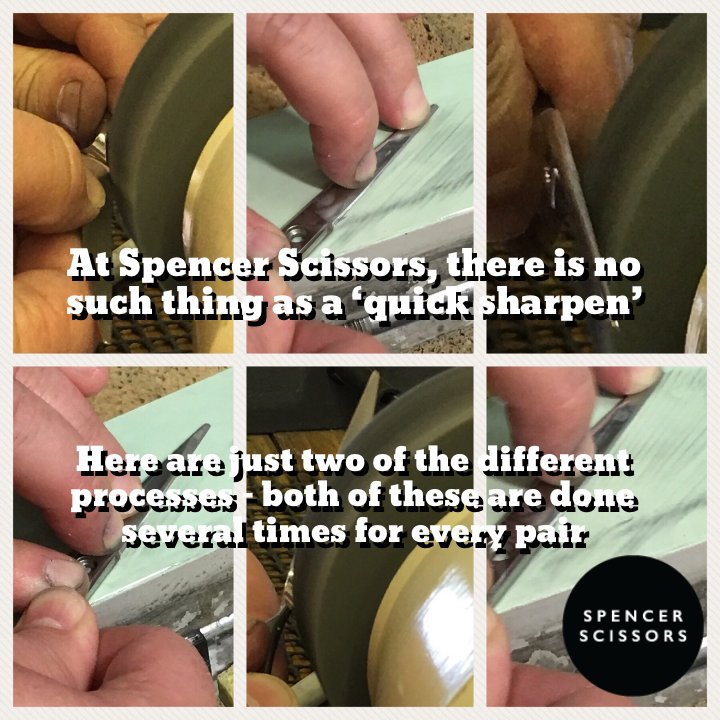 spencerscissors's tweet photo. Spencer services each and every pair individually - perfection doesn’t have a production line. #spencerscissors #scissorexperts #scissorservicing #scissoreducation #scissorsales #thebest #trustthebest #professional #scissors #stylist #barber #craft https://t.co/QEkDI6DMvP