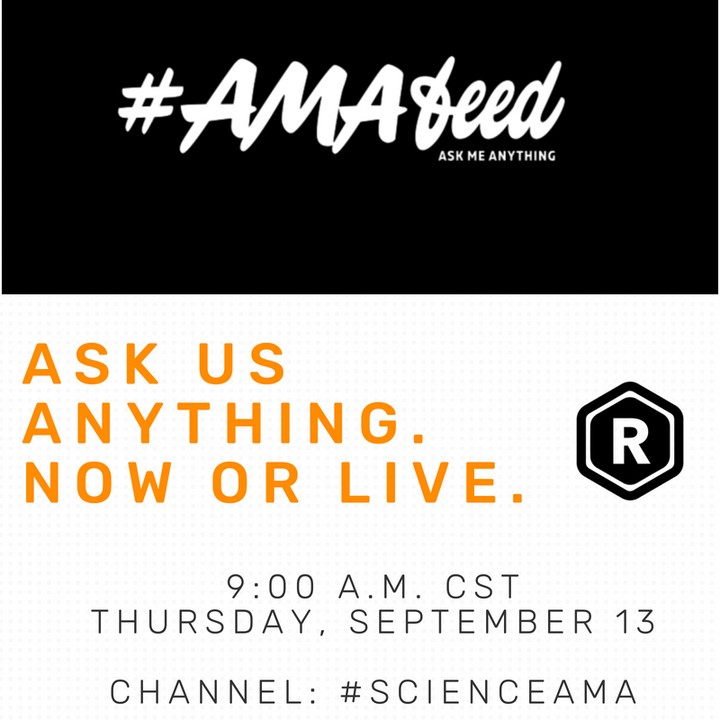 RheaplyInc's tweet photo. Got a question about the Rheaply marketplace or research in general? Fire away at the link below, or join us live on Thursday, Sept 13 at 9 am CST. We already have 14 ?'s in! https://t.co/L638ePyq2b #ScienceAMA #AskMeAnything #AMAfeed #research https://t.co/zBr4P50uGE
