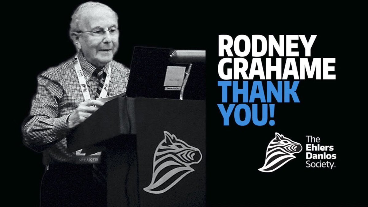 TheEDSociety's tweet photo. We cannot begin to thank Professor Rodney Grahame enough for 50 years of service that has dramatically advanced our understanding of EDS, as well as provided direct care, support, and guidance to countless individuals living with EDS. https://t.co/S0zkPoSsNI https://t.co/a8DZ6sFD3X