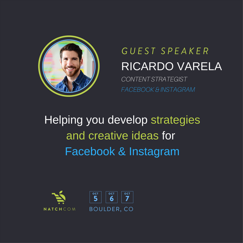 NatchCom's tweet image. Hear it straight from Facebook and Instagram!  Content Strategist Ricardo Varela will be showing you how to develop strategies and creative ideas at #NatchCom2018. 
#HackNatural #NatchCom #SocialMediaMarketing