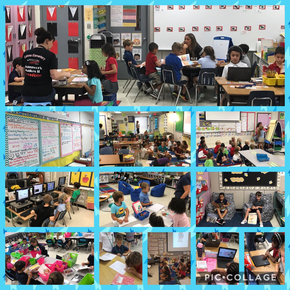CalusaES's tweet photo. Learn &amp; Grow Walk this morning! Teachers sharing best practices and others growing in their knowledge of various instructional strategies to use! #CalusaFlockRocks #MissionPossible30 https://t.co/vdbjTPV7Uz