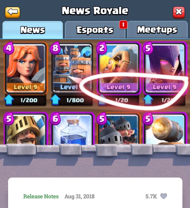 Acá una imagen filtrada.
Las épicas al nivel 9??
Es curioso porqué están las épicas y la especial es un número menor para mejorar,en teoría la valkiria tiene que estar de nivel 7...
Que piensan ustedes?
➡️RT🔄 : Real
➡️Fav♥️ : Fake