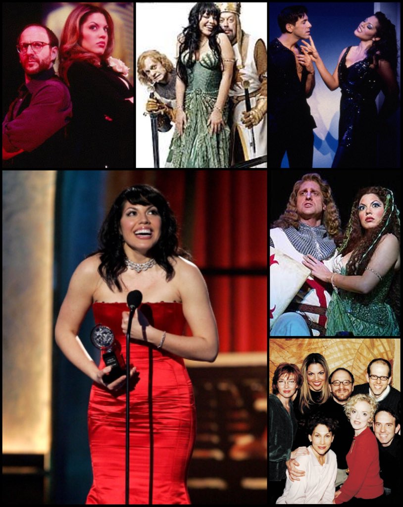 TKTS's tweet photo. Wishing a Happy Birthday to Tony Award winner @SaraRamirez! Hope to see you back on a Broadway stage again soon! @TheTonyAwards #Spamalot #AClassAct #TheCapeman #FascinatingRhythm ^Ricky https://t.co/Mnxc6tKgH0