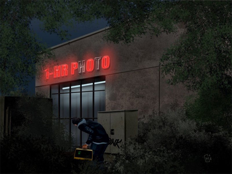 geraldmfoto's tweet photo. #FriendlyRanger is eager to know, what's going on inside. #colour_collective #CardinalRed in #neonsign #neon #retro_future #scifi #scifiart #drawing #illustration #digitalart #abandoned #lostplaces #Dystopia #PostApocalyptic @Procreate Heavy influenced by @simonstalenhag - thanks https://t.co/cibrvMvxPz