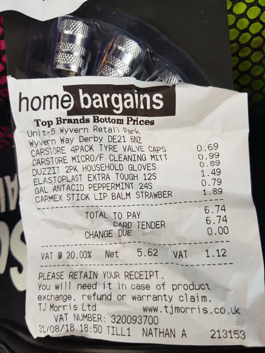 Remember to shop around when you are buying dustcaps! Pic 1 69p @homebargains pic 2 £8 @Halfords_uk they look and feel pretty much identical to me! 200 yard walk saved me £7.31!#valvecaps #motoring #wheels #halfords #cars #homebargains #ripoff #bargain #car #comparison #saving
