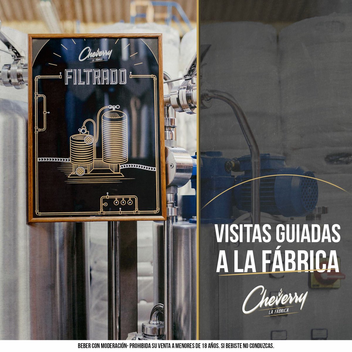 ¿Querés conocer nuestra Fábrica? 🍻

Envianos un email con tus datos a visitas@cheverry.com.ar y reservá tu cupo!

· Sábados 16hs - Libertad 6050 - MDP ·
