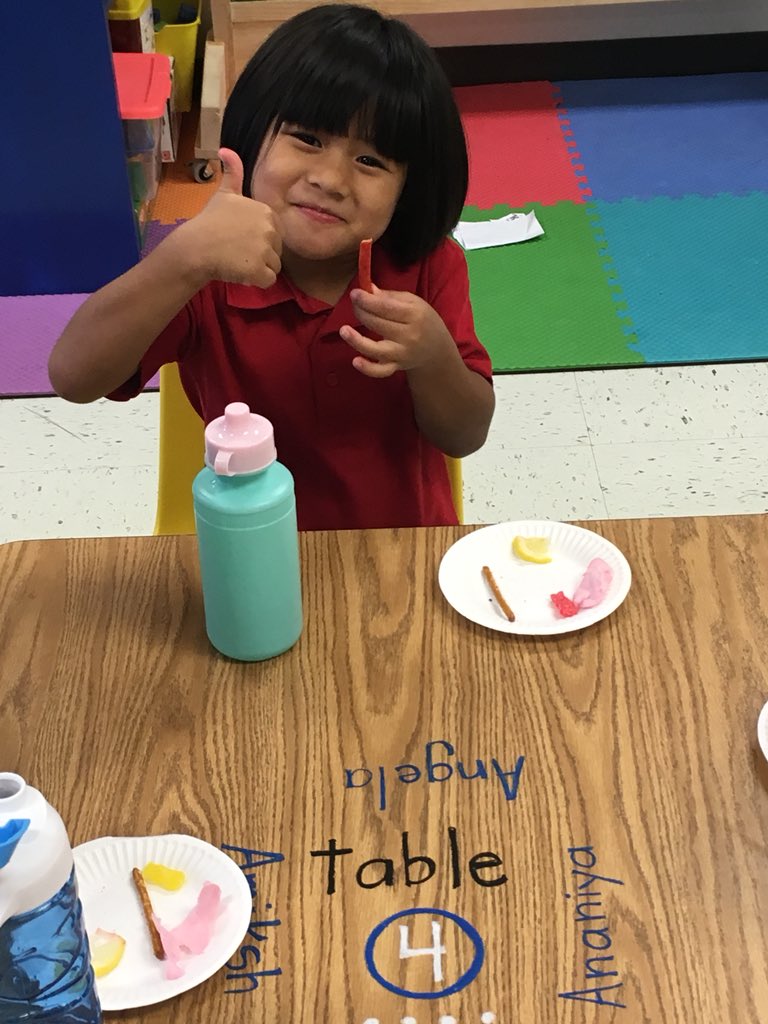 MissJanDISD's tweet photo. Finishing our 5 senses with a taste test. Can you guess what we’re tasting? @JackLoweSrES #kinder #schooliscool https://t.co/7pIDYg80lh