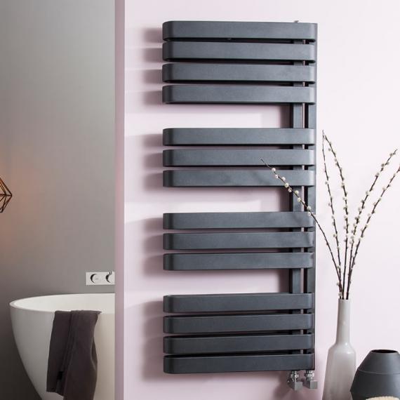 SPECIAL OFFER! NOW ONLY £349.00 - This Bauhaus Svelte metal black towel radiator is now on sale at an unbeatable price. Visit ESP Bathrooms today or call for any inquiries. . #radiator #crosswater #heat #winter #warm #bathroom #decor #black #matte #mateeblack #bathroomradiator