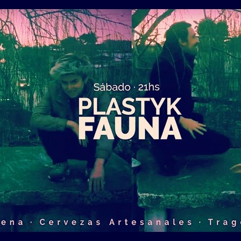 La Plastyk Fauna es un dúo australiano-uruguayo que comparte una deliciosa psicodelia soul folclórica.

Se vienen dos oportunidades para conocerlos:

1.9 
Club Natural y Popular
Bvar. España 2643, 21 hs
Entrada libre y al sobre

5.9
Verde Restopub
Tristán Narvaja 1679, 20 hs