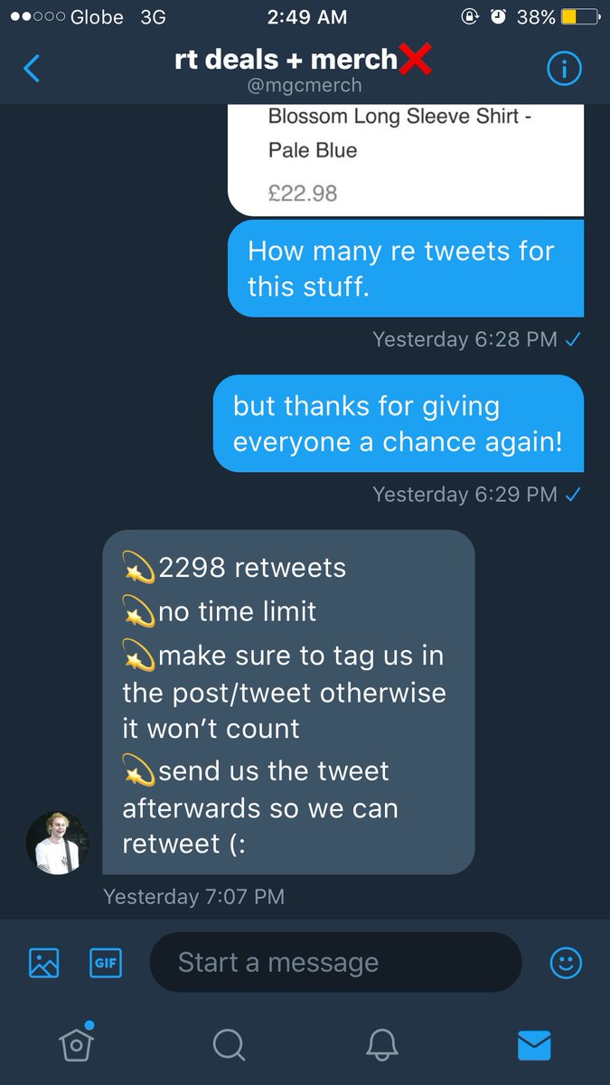 guanshit's tweet image. Please help a broke gal get this one!!🌟Just two seconds of your time to retweet! TYSM!💛
@mgcmerch thank you!💛