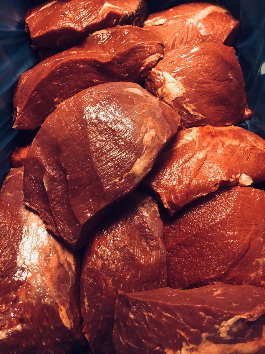 forageandcure's tweet photo. Bresaola back in production. Salted, seasoned and off to our chambers for a long slow sleep. Will be available in November from @RedmondFineFood
Made in Ireland inspired by Italy #slowaged #irishmade #irishmeat https://t.co/2ICibGDLww