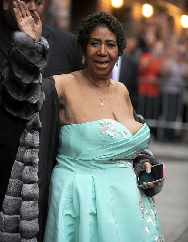 Aretha Franklin in Dress.