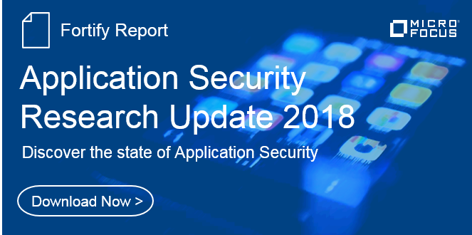 OpenTextSec's tweet photo. Download Fortify’s "Application Security Research Update" report from the #MicroFocus Software #Security Research (SSR) team. https://t.co/EMxAHetBeG #AppSec #FortifyFriday https://t.co/t9eKsc4G8t