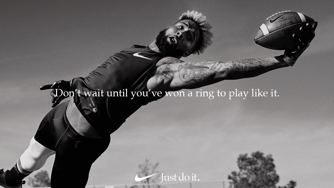 Odell Beckham Jr on X It s only a crazy dream until you do it. justdoit https t rrilx0nL8U X