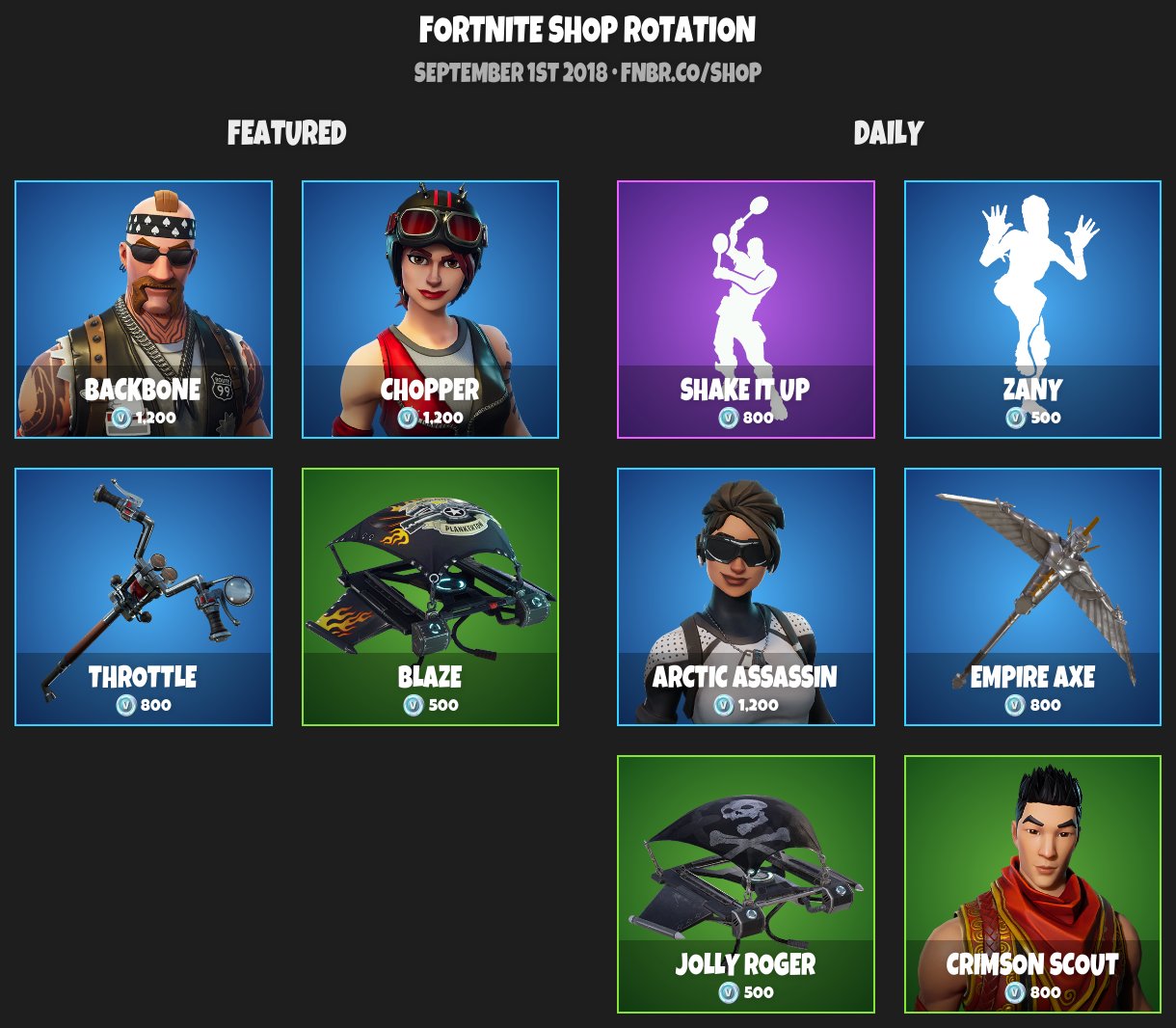 September 1st Shop Fortnite Fortnite 500 V Bucks Free Fortnite 500 V Bucks Free