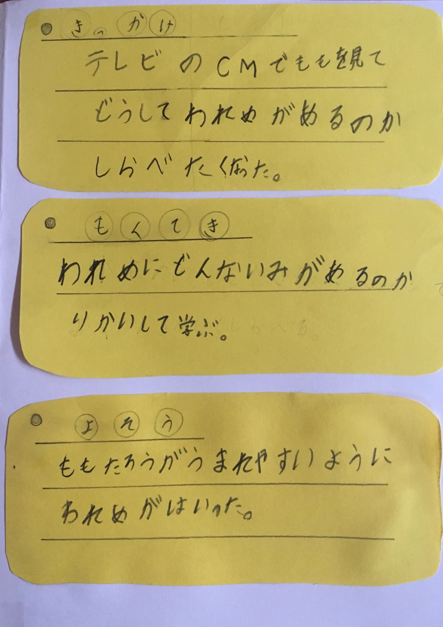 「もものわれめのひみつ」って！？とある少年の自由研究が可愛すぎるww