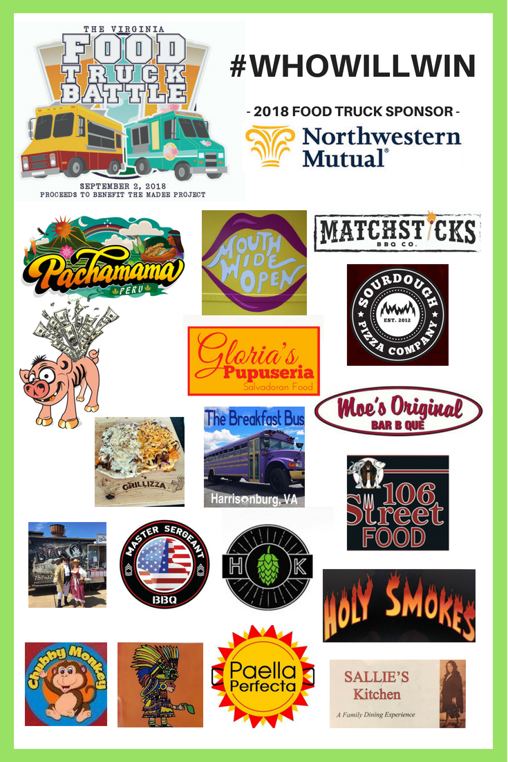 It's getting REAL! The #VAFoodTruckBattle is this weekend! we can't wait to see #WhoWillWin! Check out the participating trucks.