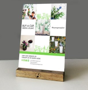 ReduceReuseGrow's tweet photo. Interested in table toppers? Learn more about our marketing support at: https://t.co/SJ4oQ8HSUV #funfactfriday https://t.co/zBZlichb14