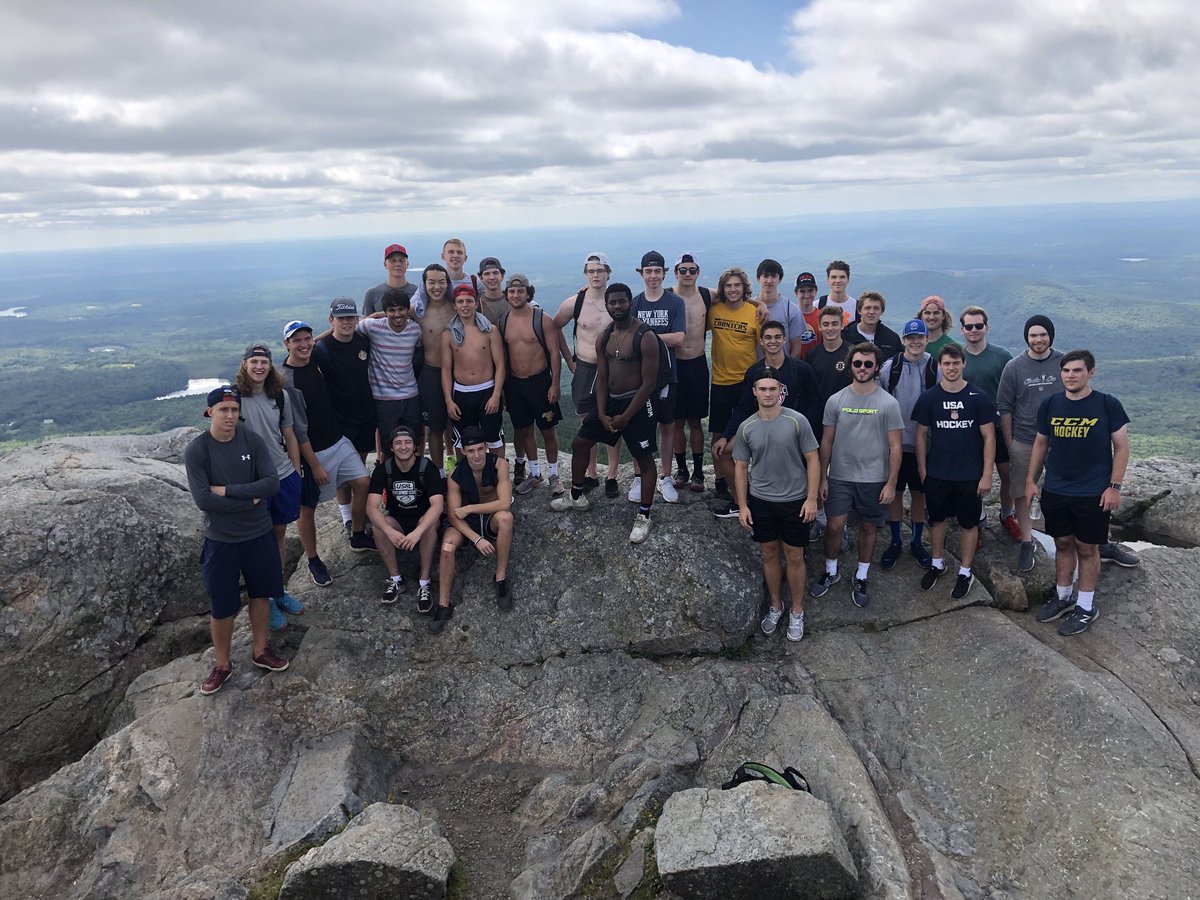 The <a href="/USPHL/">USPHL</a> Premier and Elite teams did some team building this morning. They took in the beauty of New Hampshire from the top of Mt. Monadnock after a great hike. We are building a foundation with these two teams right now and the sky is the limit for both. It’s a close group.