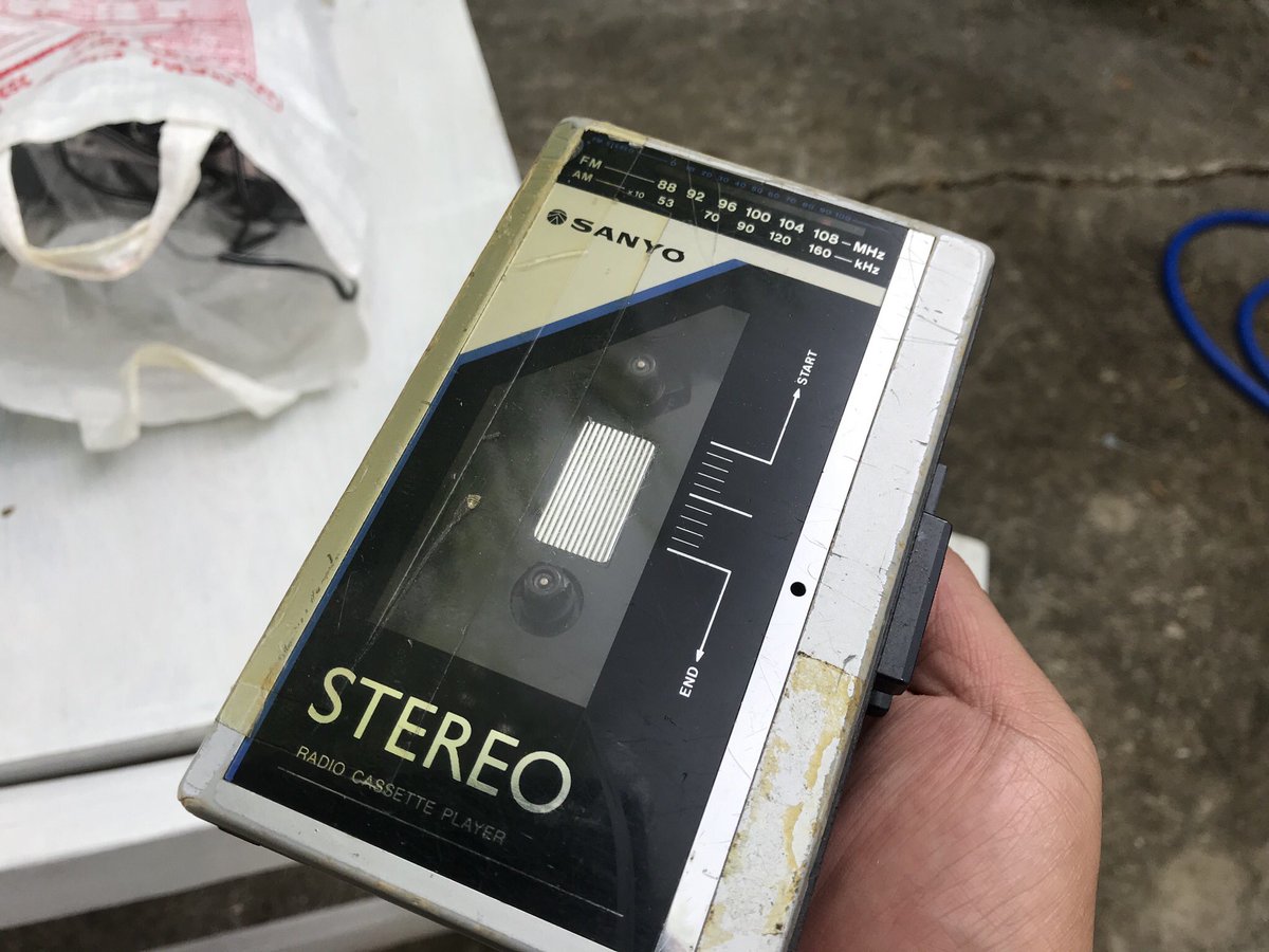 scubacheeze's tweet image. Recovered this from my parents garage. Wait...does...does this mean I’m Star Lord now? #AwesomeMix