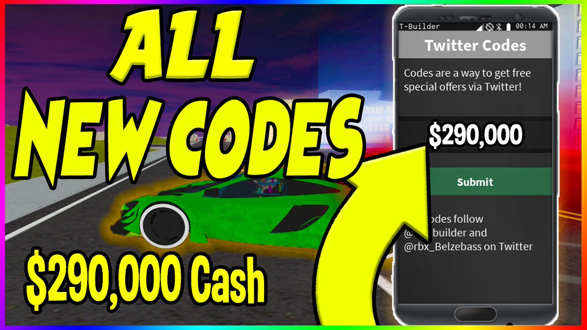 All Codes For Roblox Vehicle Simulator 2019