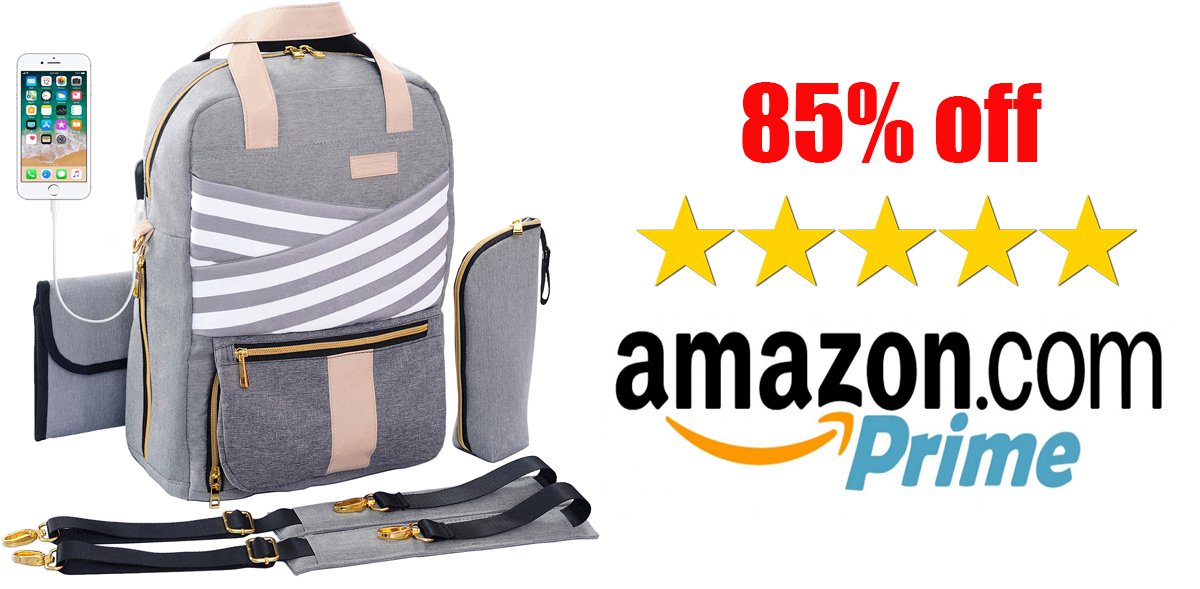 GroupSlonser's tweet photo. NEW Diaper Bag - best gift for every mom!
Great offer: 45-85% off for Baby Diaper Bag. 
Use codes: BYSD-QUYXNQ-A4YQ7Y
ZWM5-RVBSBH-BTC5H9
BYXV-HJ8P7T-FR5QBY
BYQG-KLEX6D-KBXKAC
add to shopping cart:  https://t.co/4DVf01Vcd2 
Attention! The code can be used only once. https://t.co/A6wywDfAAo