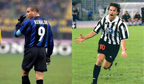 90sfootball's tweet image. Which of these legends would you have preferred at your club? 

Retweet for Ronaldo
Favourite for Del Piero