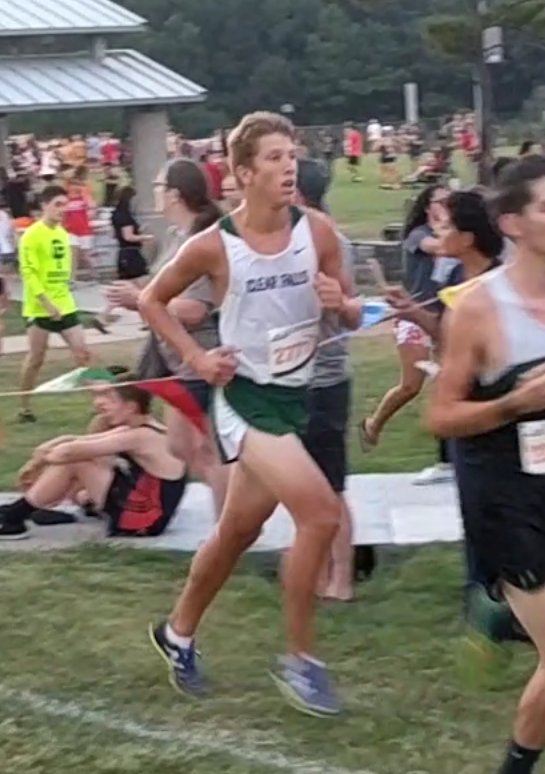 KnightsRunning's tweet photo. Big shout out to Joseph K who was able to cross the finish line 1st in his race today!  Way to work!!!! #xc #crosscountry https://t.co/jC1M24WSPl