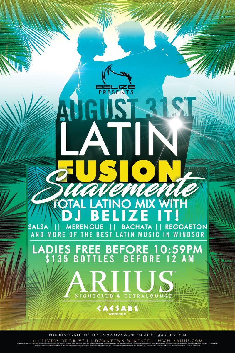 Caesars Windsor On Twitter It S Lationfusion Tonight At Ariius
