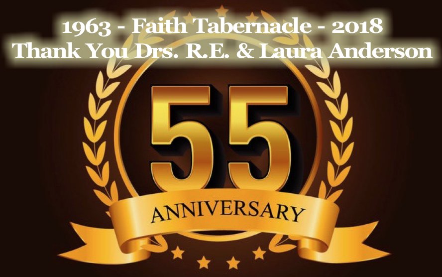 FaithCalifornia's tweet photo. Celebrating 55 Years Faith Tabernacle
Thank You founders Drs. Richard &amp; Laura Anderson 
1963 - 2018
https://t.co/EsG2E1XVog https://t.co/VfEbEGmEgl