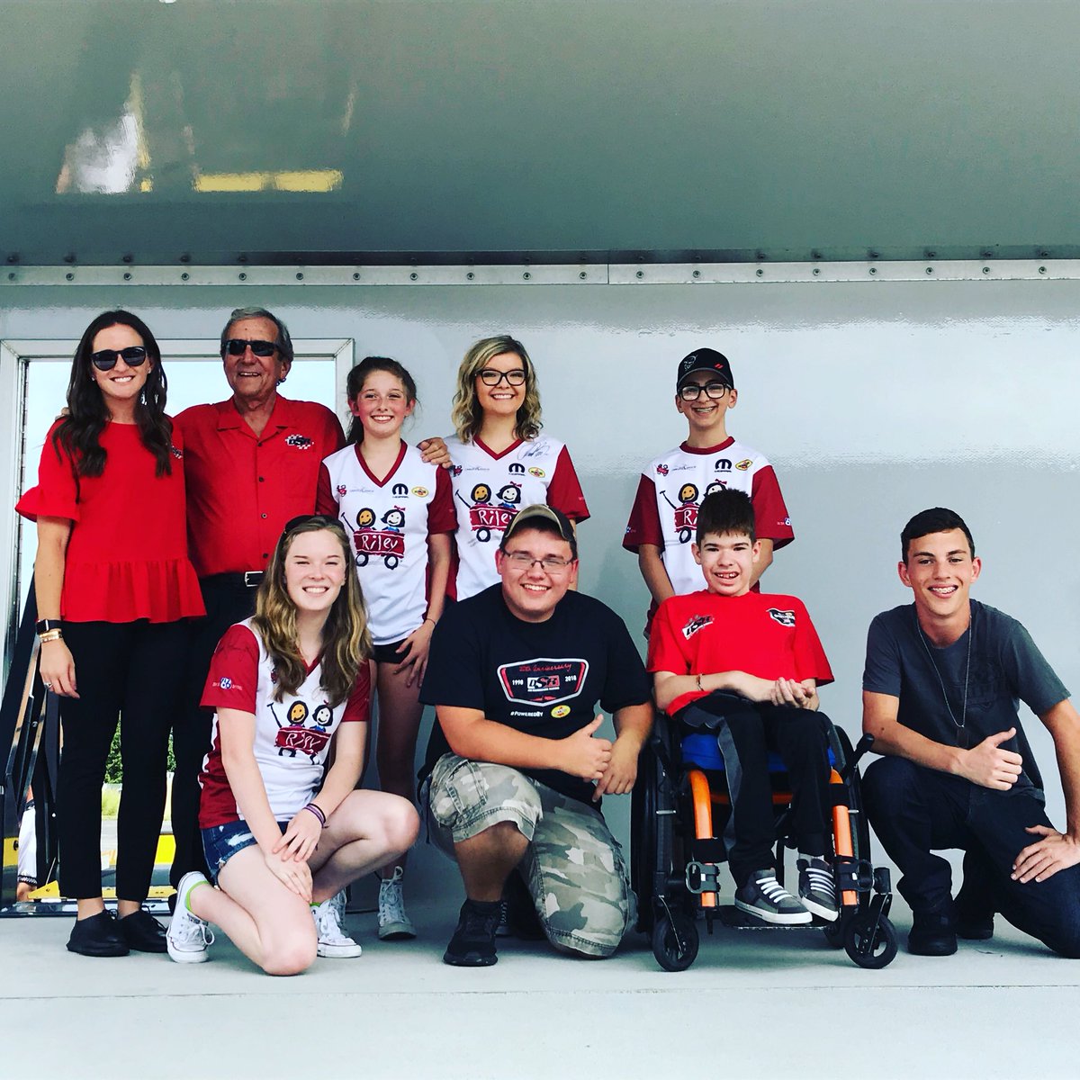 Great day with <a href="/shoeracing/">Don Schumacher Racing</a> and <a href="/RileyKids/">Riley Children's Foundation</a>