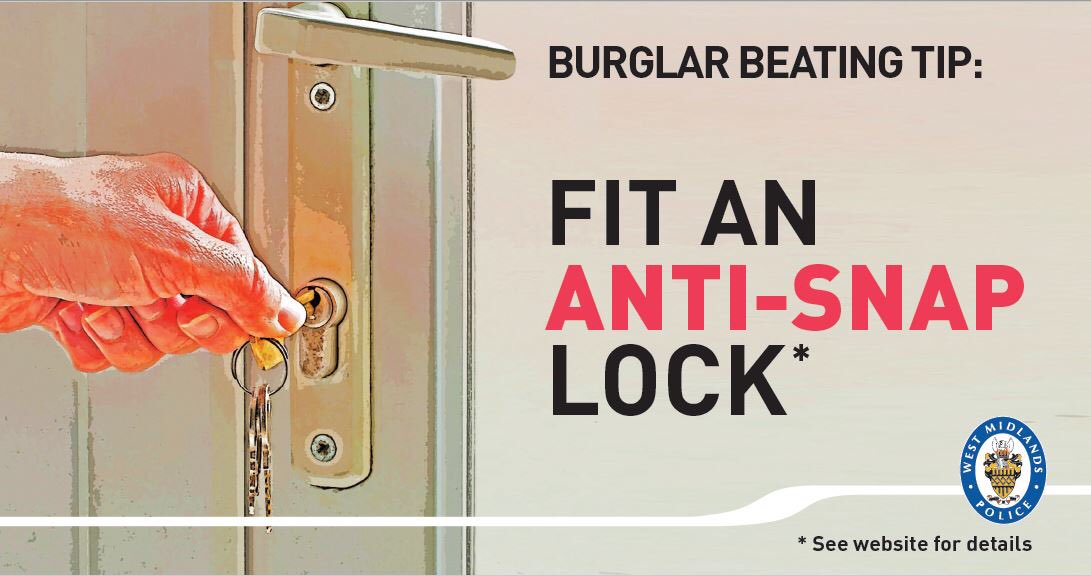 We’ve noticed a worrying trend in burglars snapping locks. We are committed to catching them, but here’s how you could help keep them out. west-midlands.police.uk/your-options/r…