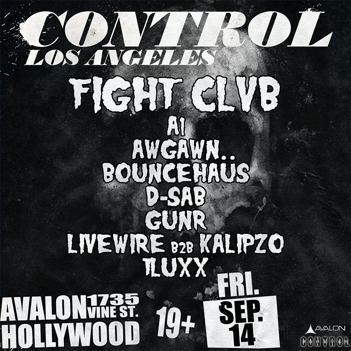 controlforever's tweet photo. JUST ANNOUNCED. @fightclvbmusic is coming to control on 9/14. grab your tickets now because they're not pulling any punches 😏https://t.co/2mrjN8VgPu https://t.co/2BR0OSwyPN