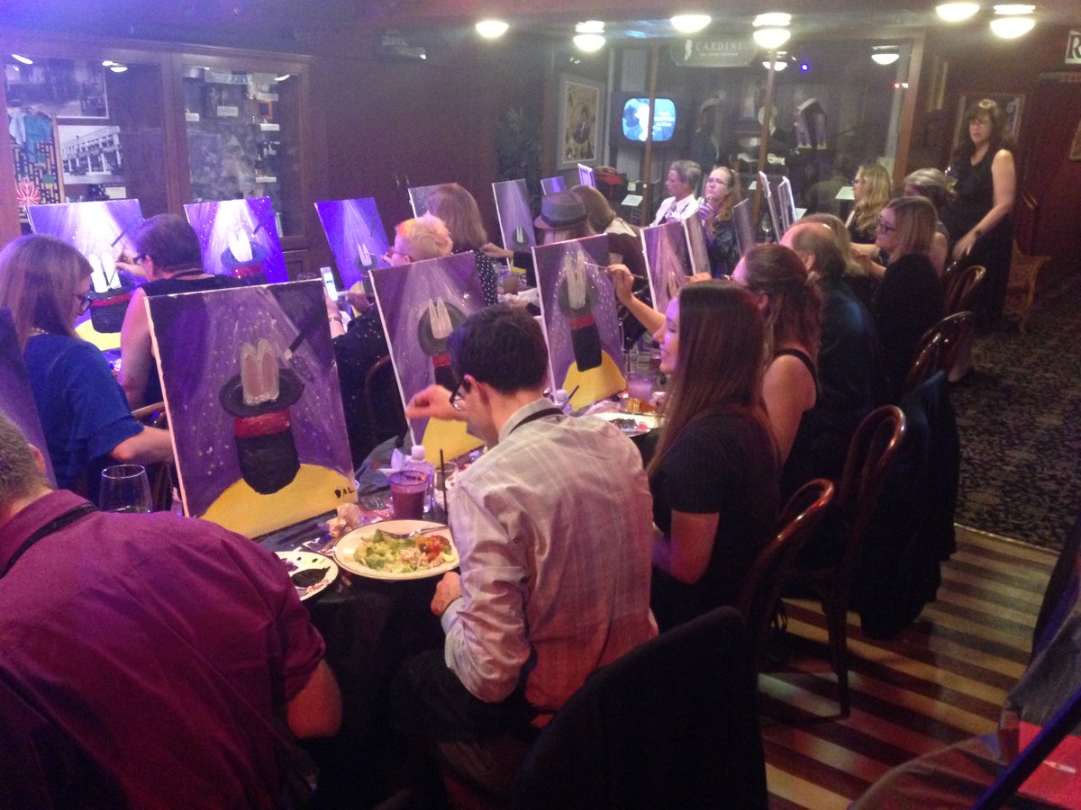 PaintSipParties's tweet photo. A magical night! Paint ‘n Sip Party at the Magic Castle, Hollywood! #magiccastle #hollywood #paintandsip #paintandsipLA #paintparty #artisforeveryone #wine #teaching #lovemywork https://t.co/sJPviY4pQa