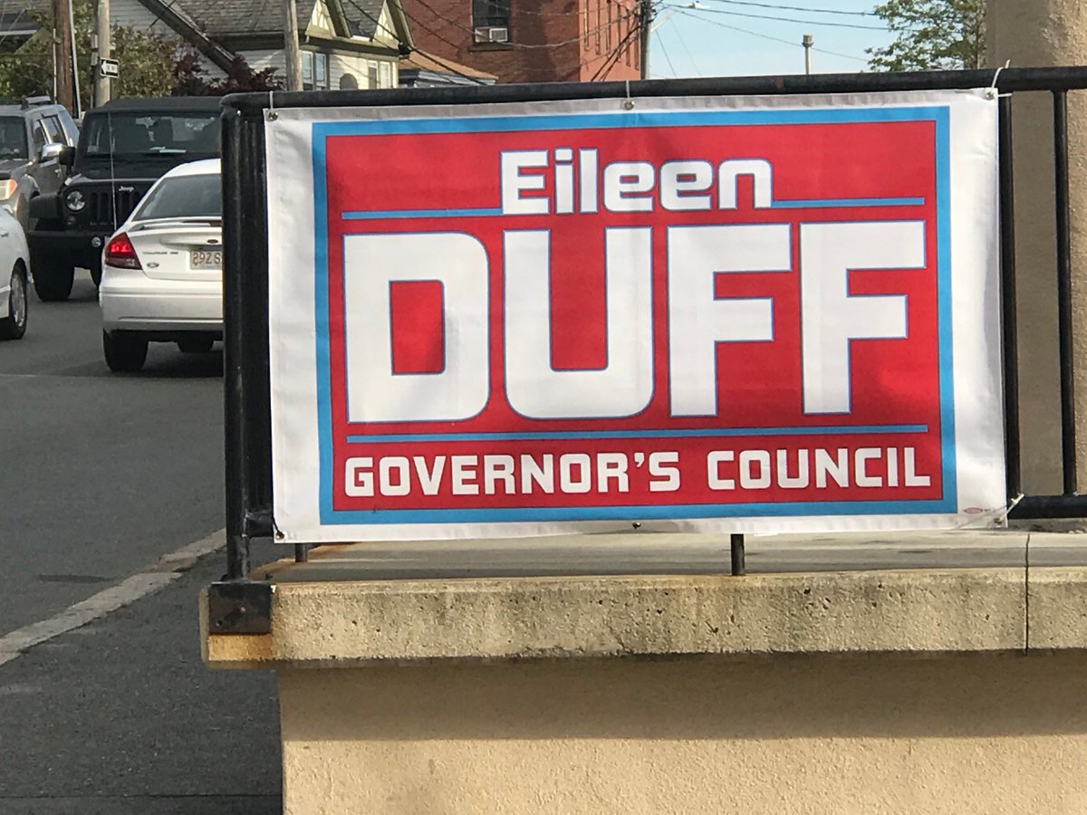 eileenduff's tweet photo. Things are coming up #Duff in #Gloucester! #VotDuff #peaceLoveDuff #mapoli https://t.co/joVhseXoyQ