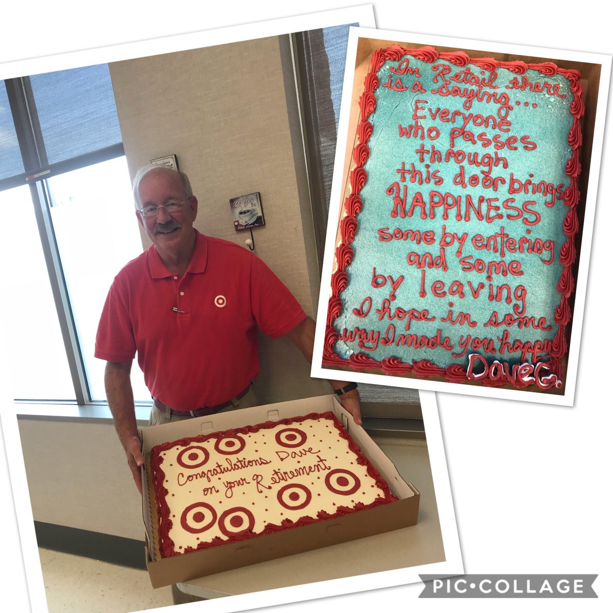 Congrats Dave on your retirement!!  Thank you for everything you’ve done the past 13 years!! <a href="/MelissaO_123/">Melissa Orosz</a>