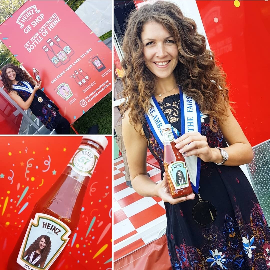 You too can get your very own personalized bottle of ketchup at the Heinz booth outside of The Better Living Centre for FREE! #CanadaLovesKetchup #CNE