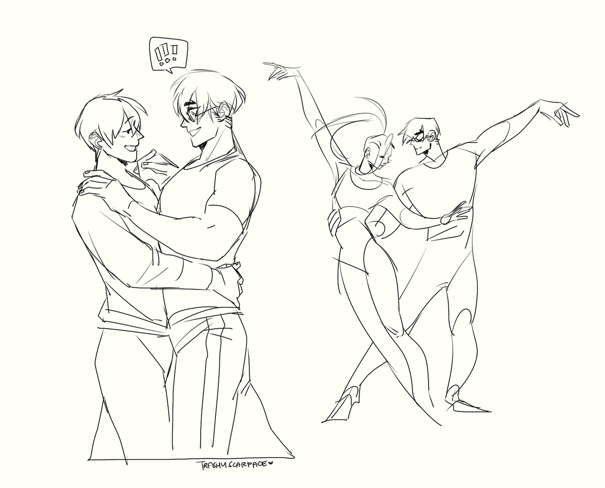 The Rich Kids Club! Iida and Momo as ballet dancers & Todo as a ballroom dancer from the dance studio next door! OT3 or Brot3 ??? 