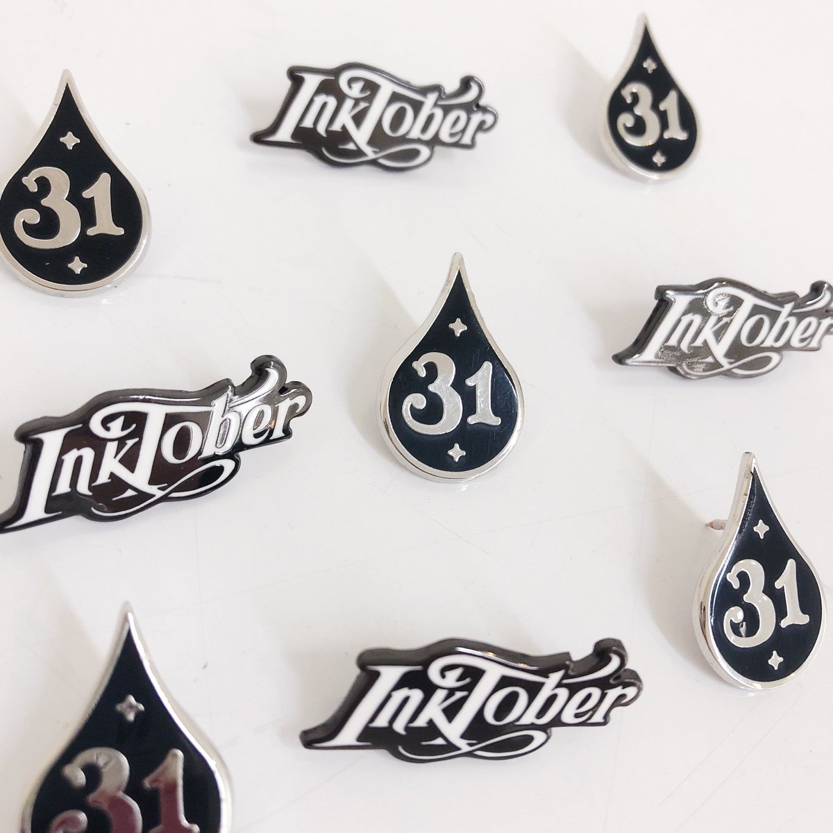 Calling all artists! Next month, win a FREE official Inktober 31 Club pin. Just tag #nucleusinktober in all 31 of your 2018 #Inktober posts on Twitter or Instagram- 10 lucky artists will be chosen at random! Pins available for purchase now:  gallerynucleus.com/store/accessor…