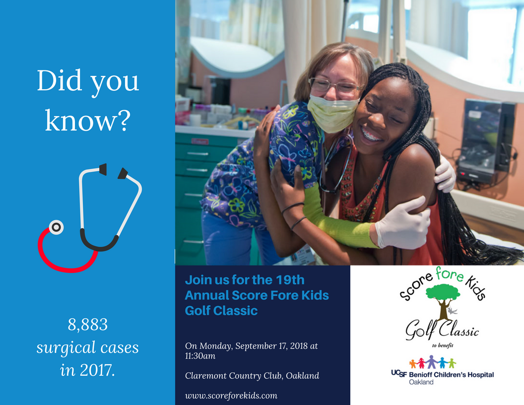 ScoreForeKids's tweet photo. #DidYouKnow
@UCSFBenioffOAK
#SFK2018 https://t.co/d3I9xGtjsr