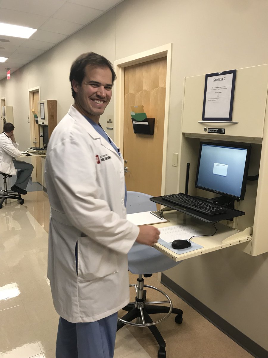 IU_Surgery's tweet photo. It was a great day for intern OSCEs! Our #surgicaleducation fellows, Drs. Martin and Huffman, ran a great day alongside our 24 interns and skills lab director, Dr. Kissane-Lee in the @IUMedSchool Fairbanks Simulation Center!
#skillslabfriday
#iusurgery
#surgeryinterns https://t.co/ZSU7AkSeMc